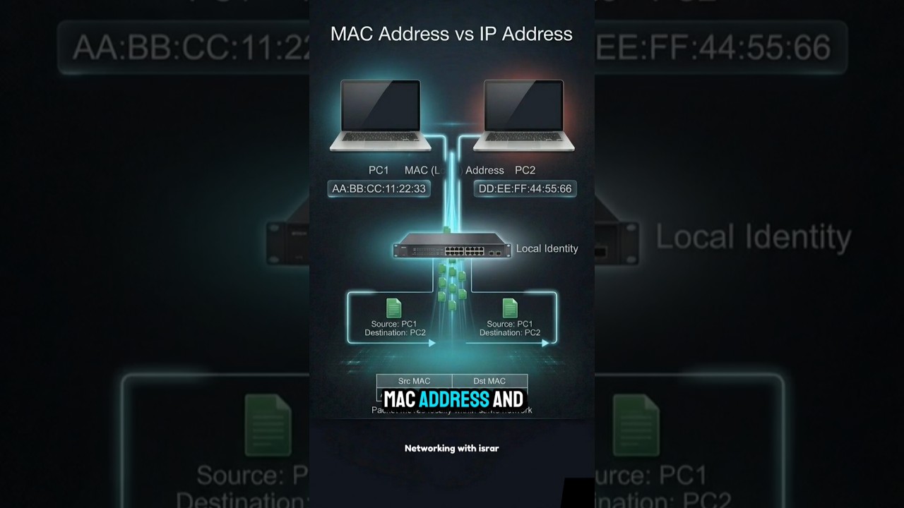 MAC Address vs IP Address: Phân Biệt Danh Tính và Vị Trí Trong Mạng